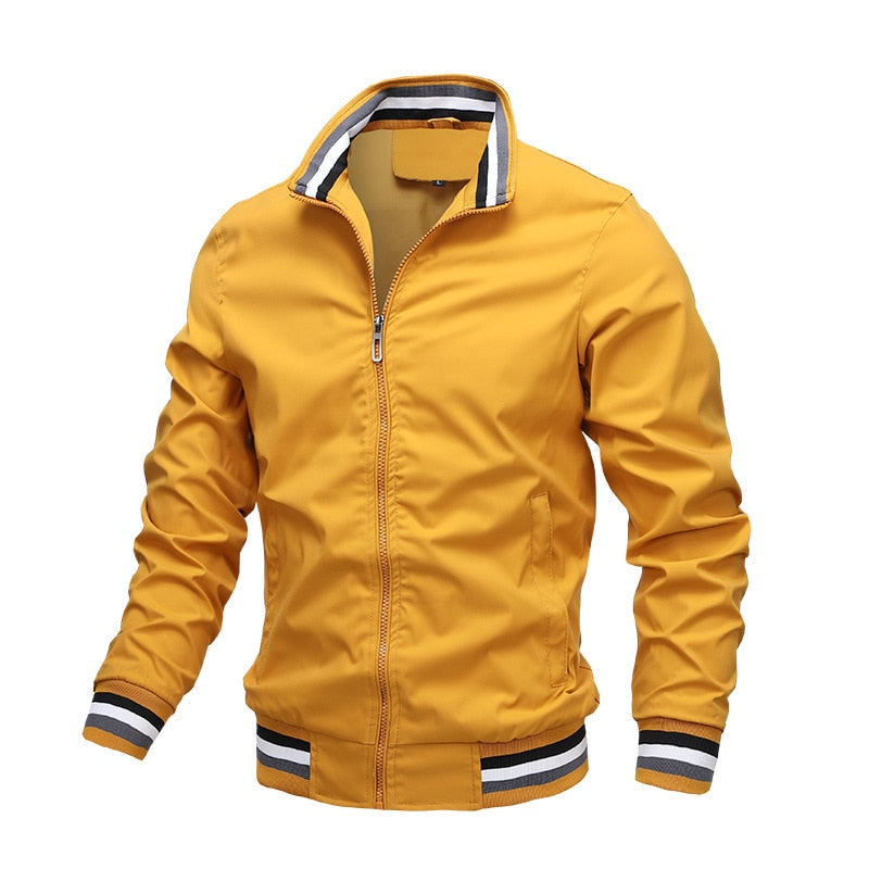 Veste Bomber Zipée Légère Pour Homme Avec Design Moderne Durable Pour Tous Les Jours