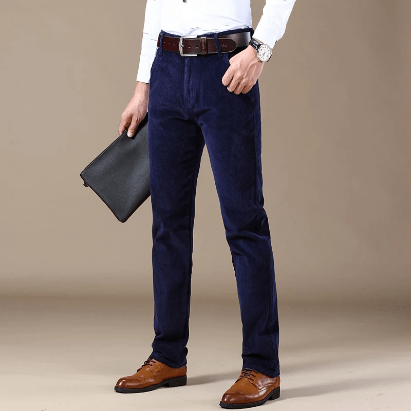 Pantalon Homme En Velours Côtelé Ethan Par Amawinc Pour L Hiver Confortable Durable Style Décontracté Et Semi Formelle