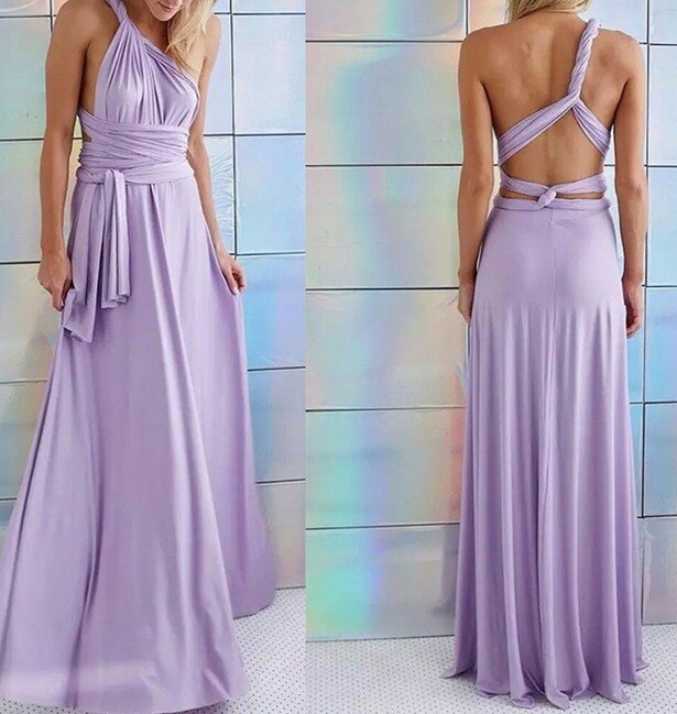 Robe Maxi Femme Col Halter Dos Nu Élégante Pour Fête Avec Ceinture Drapé Fluide Pour Soirée Élégante