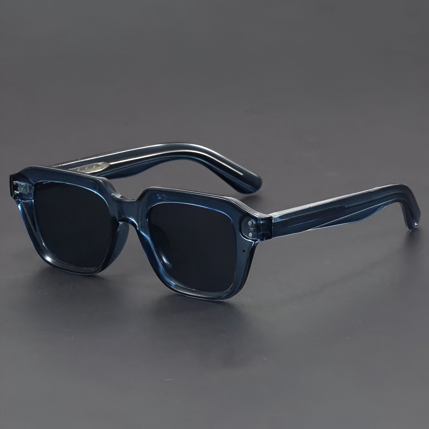 Lunettes De Soleil Harper Retro Shades Vintage Années 90 Monture Carrée Verres Protégés UV