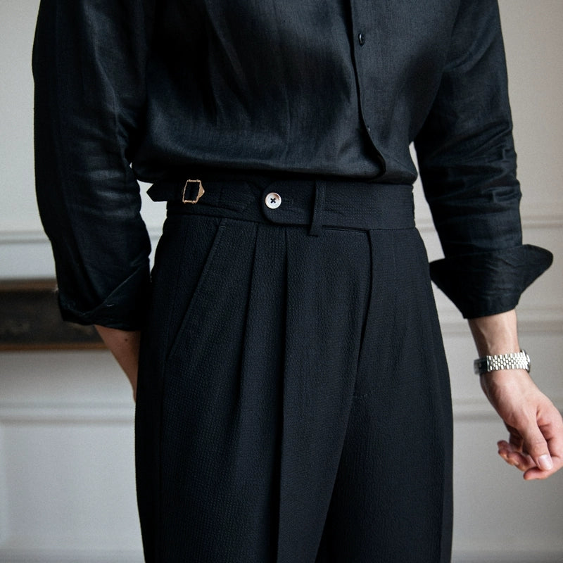 Connor Pantalon À Plis Sur Mesure Pour Homme Amawinc Élégant Idéal Bureau Et Vie Quotidienne