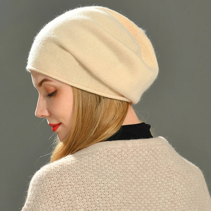 Bonnet Slouch En Cachemire Happyhead Pour Style Chic Décontracté Et Bien Chaud En Hiver