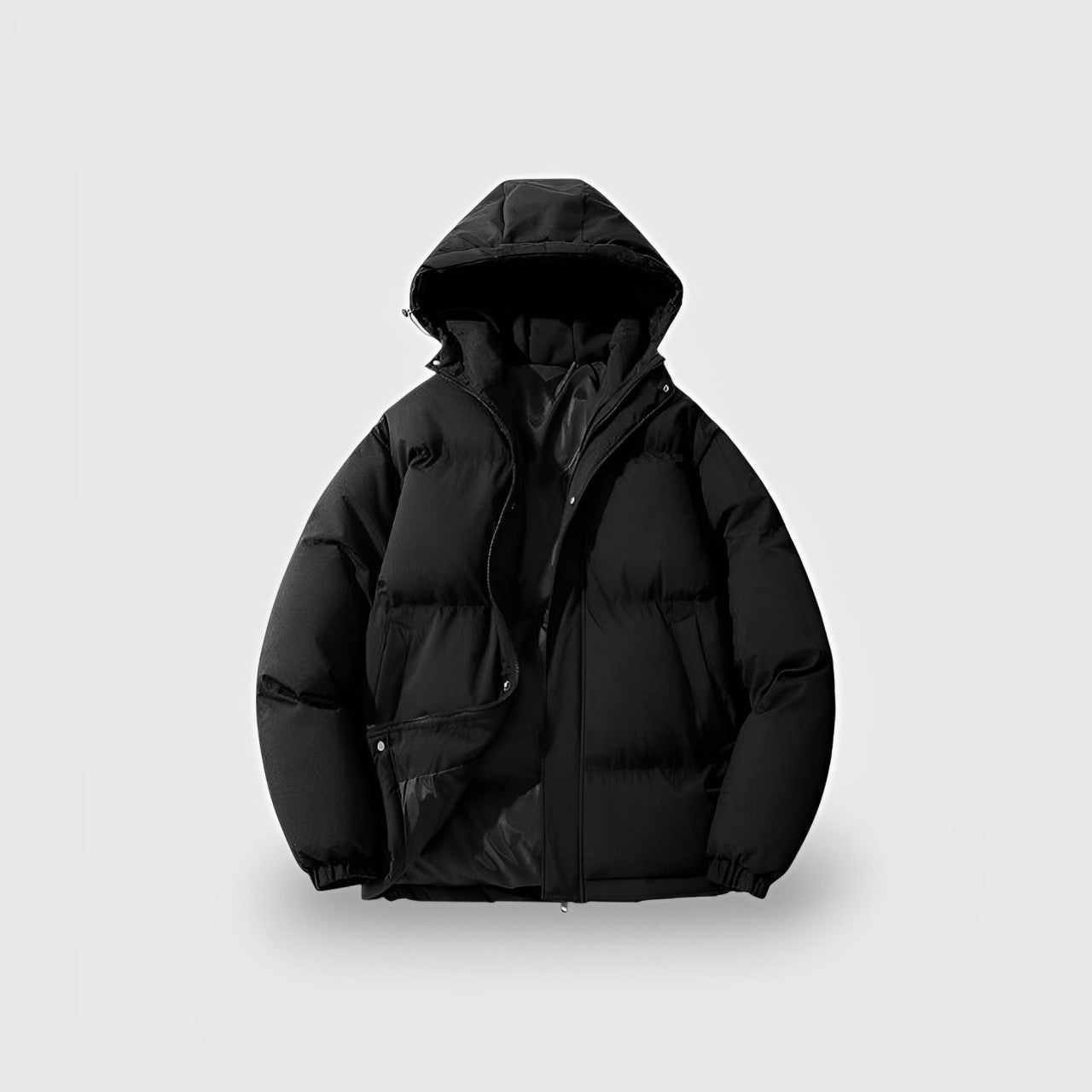 Doudoune Matelassée Pour Femmes Claire Avec Capuche Confort Chaud Style Moderne Urbain