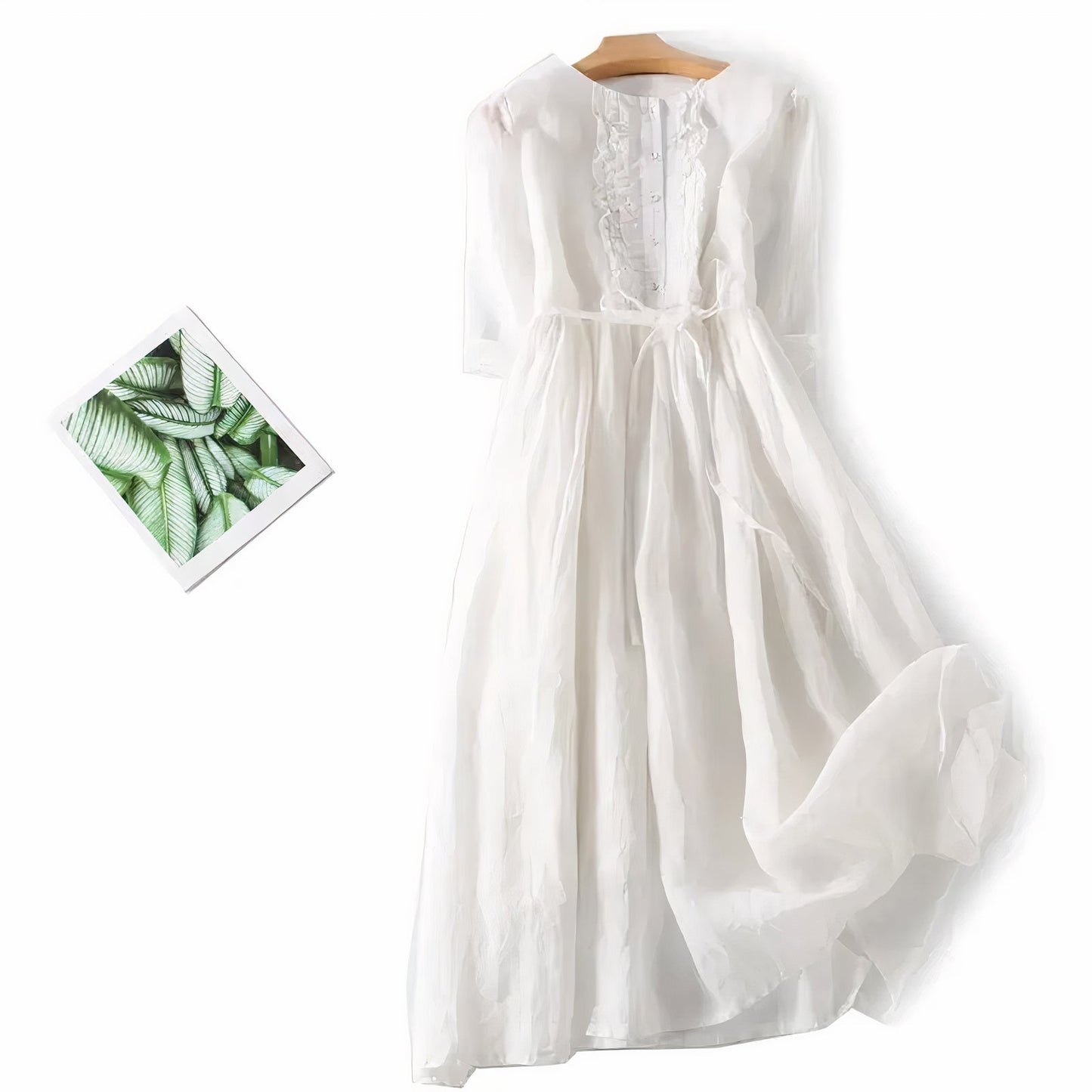 Elegantes Leinenkleid Heidi