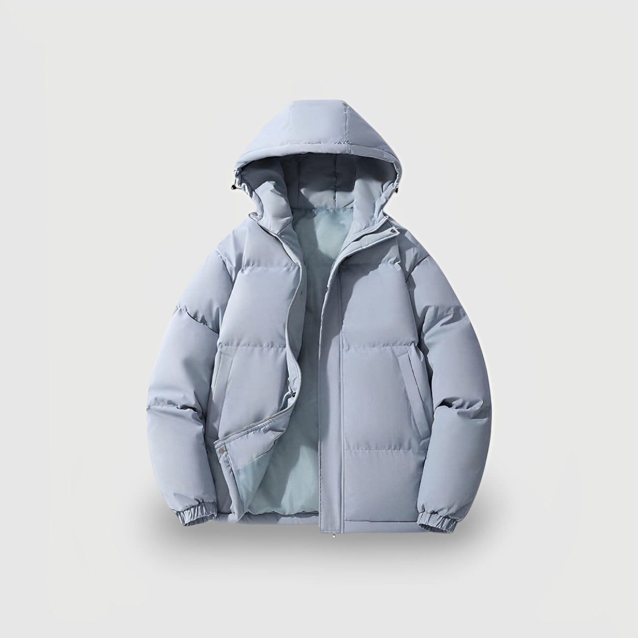 Doudoune Matelassée Pour Femmes Claire Avec Capuche Confort Chaud Style Moderne Urbain