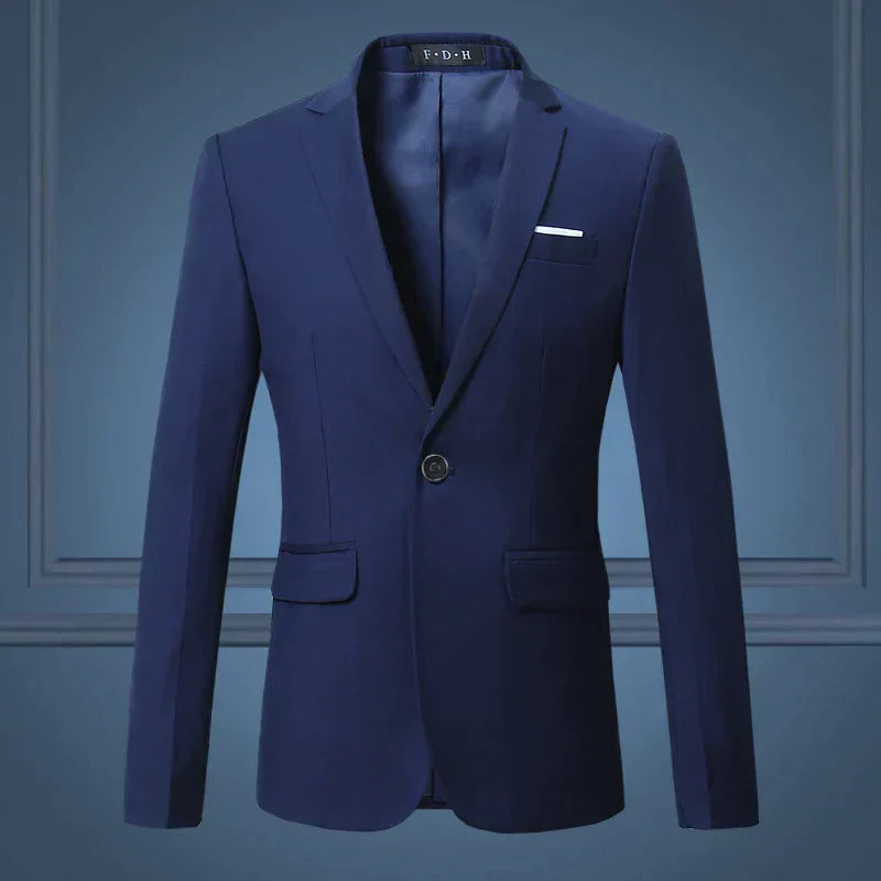 Veste Blazer Homme Classique À Un Bouton Sur Mesure Amawinc Slim Fit Pour Affaires Et Événements