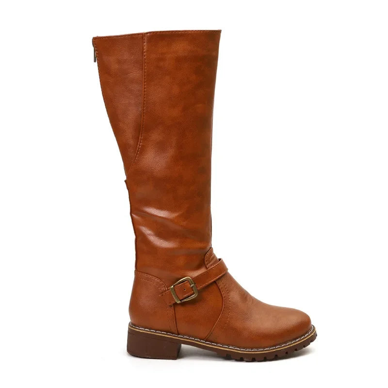 Bottes Bikers Hautes Pour Femme Avec Tige Élevée Et Style Audacieux Confort Durable