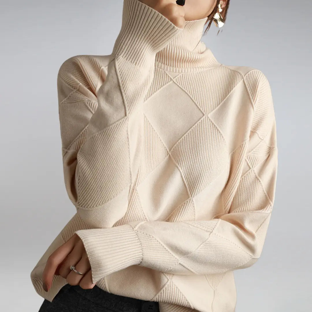 Pull Col Roulé Femme Oversize Confortable Et Chic Pour Automne Hiver Idéal Pour Style Décontracté Quotidien Polyvalent