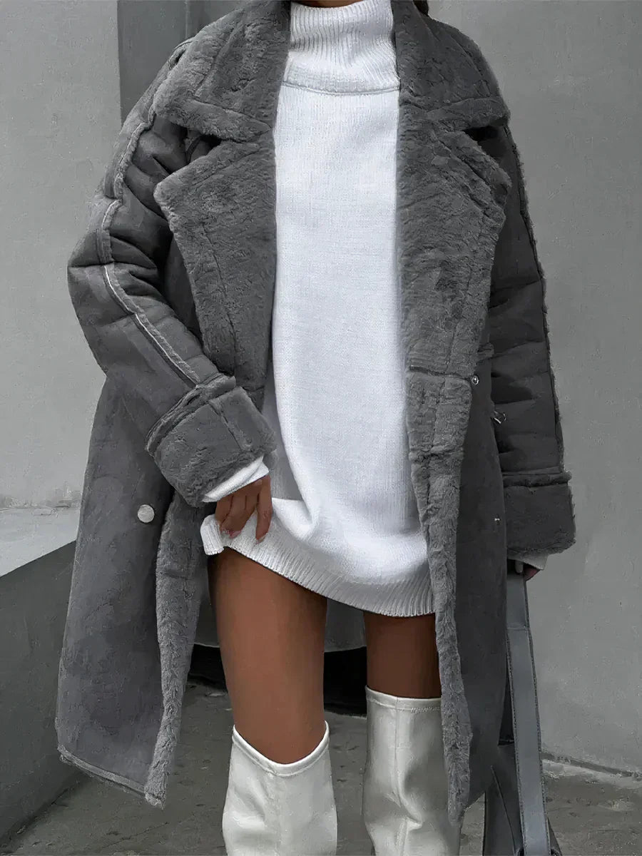 Atisa: Elegante, winddichte Sherpajacke