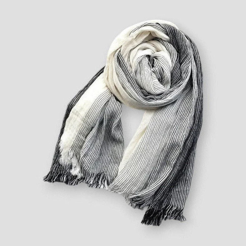 Écharpe Il Vento Di Moda Par Lorenzo Vitali En Couleurs Sophistiquées Et Motifs Subtils Pour L Hiver