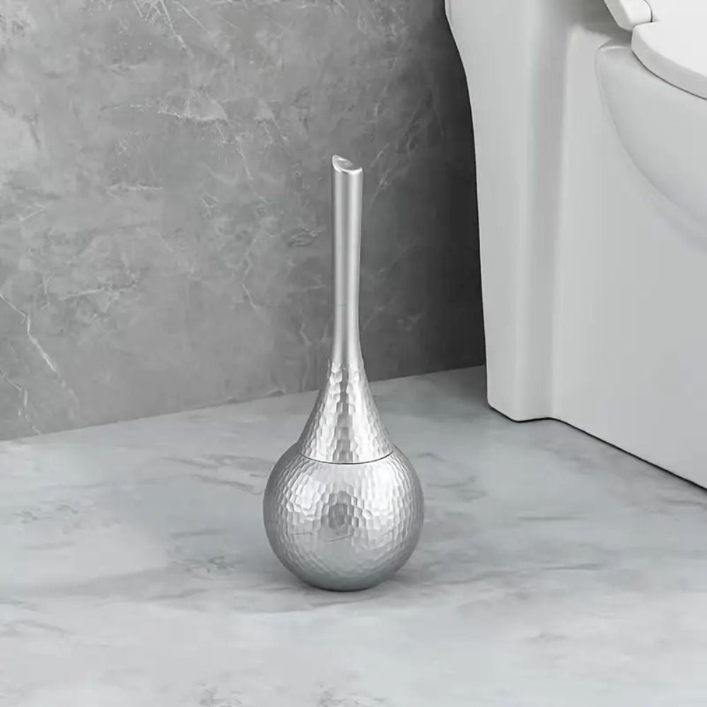 Brosse De Toilettes En Or Martelé Avec Porte Brosse Moderne Luxueuse Pour Salle De Bain