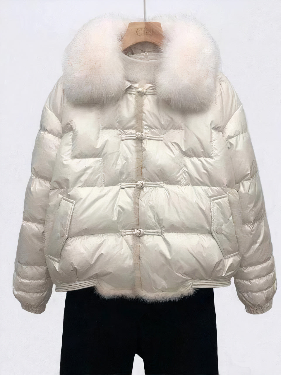Damen-Winter-Puffermantel im Vintage-Stil - Jara