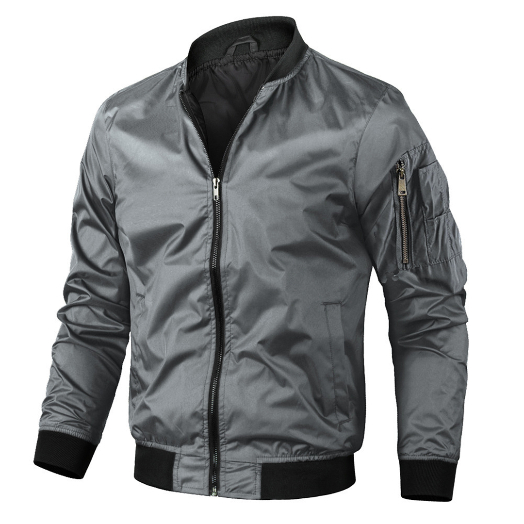 Veste Bomber Homme Classique Olive Vert Intemporelle Pour Quotidien Style Premium Amawinc Brian