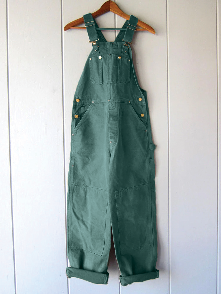 Salopette Utilitaire Carol À Bavette Pour Travail Et Jardinage Durable Confortable Et Stylée Streetwear Tous Saisons