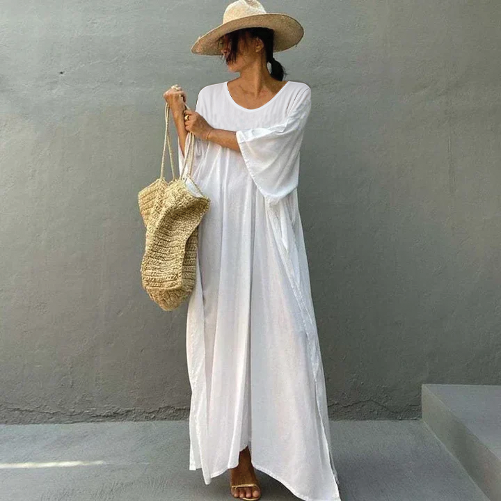 Robe Kaftan Wendy Amawinc Plage Été Décontractée Oversize Pour Moments Soleil Et Escales Ville