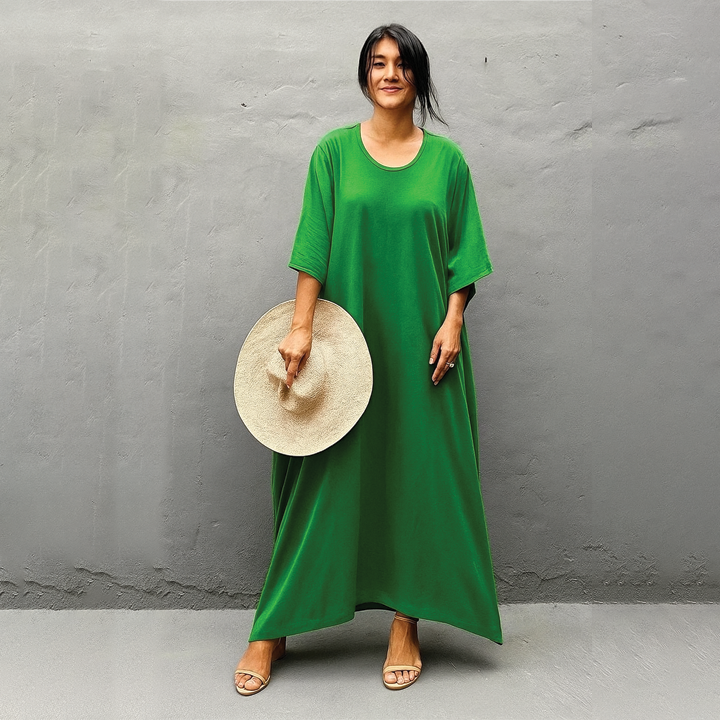 Robe Kaftan Wendy Amawinc Plage Été Décontractée Oversize Pour Moments Soleil Et Escales Ville