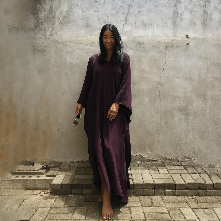 Robe Kaftan Wendy Amawinc Plage Été Décontractée Oversize Pour Moments Soleil Et Escales Ville