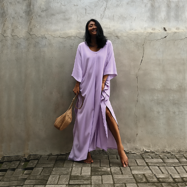 Robe Kaftan Wendy Amawinc Plage Été Décontractée Oversize Pour Moments Soleil Et Escales Ville