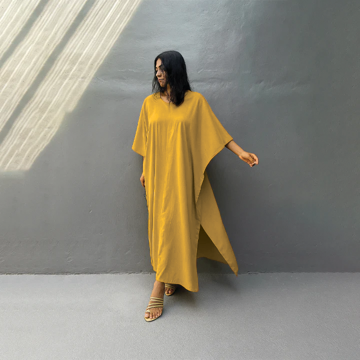 Robe Kaftan Wendy Amawinc Plage Été Décontractée Oversize Pour Moments Soleil Et Escales Ville