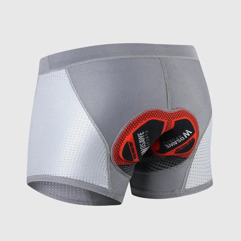 Shorts Cyclistes Paddés Respirants Pour Hommes Amawinc Avec Rembourrage Gel 3D Et Panneaux Maillés Anti-Frottement