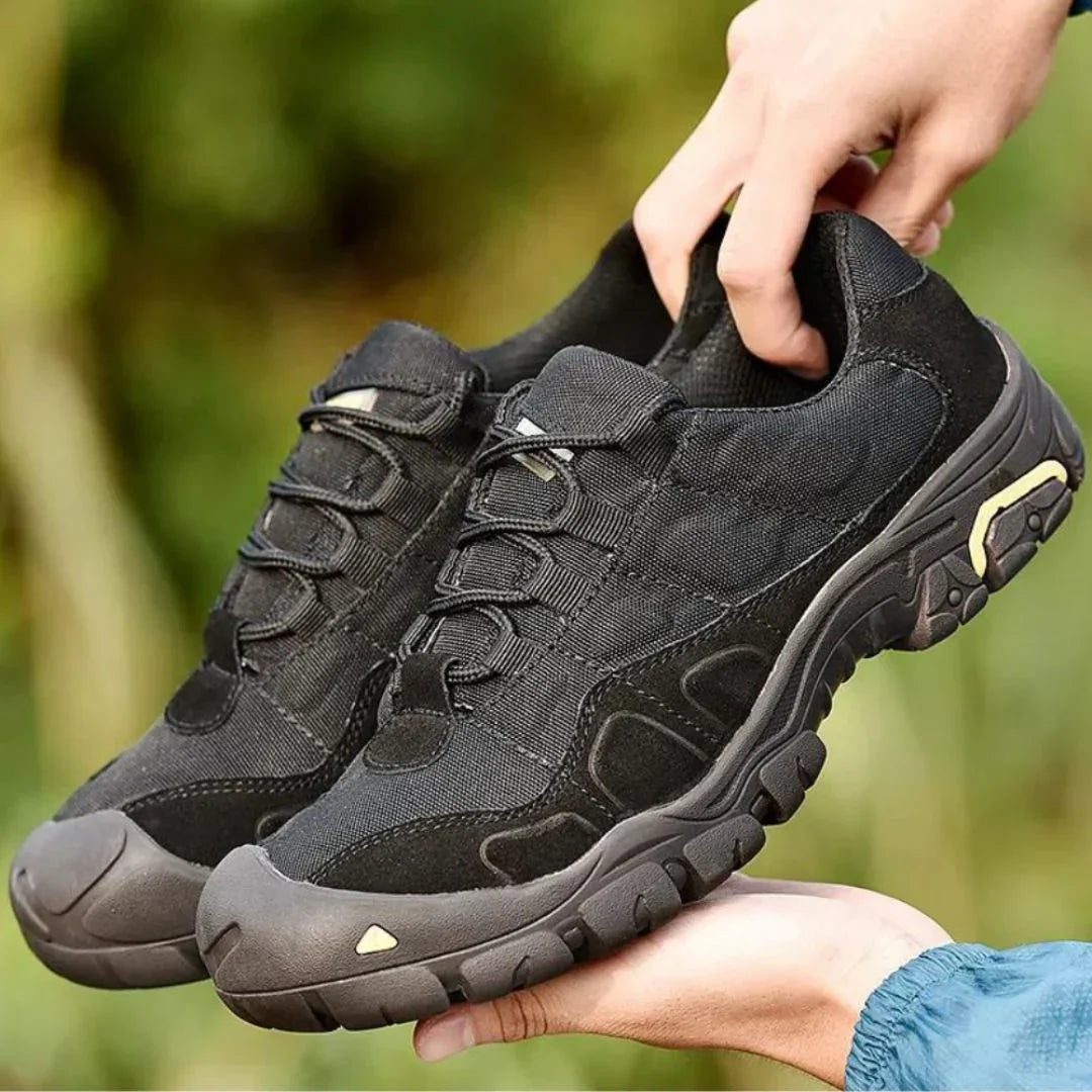 Amawinc Jorren Baskets Tactiques Noires Avec Doublure À Séchage Rapide Traction Tout Terrain Semelle À Lugs