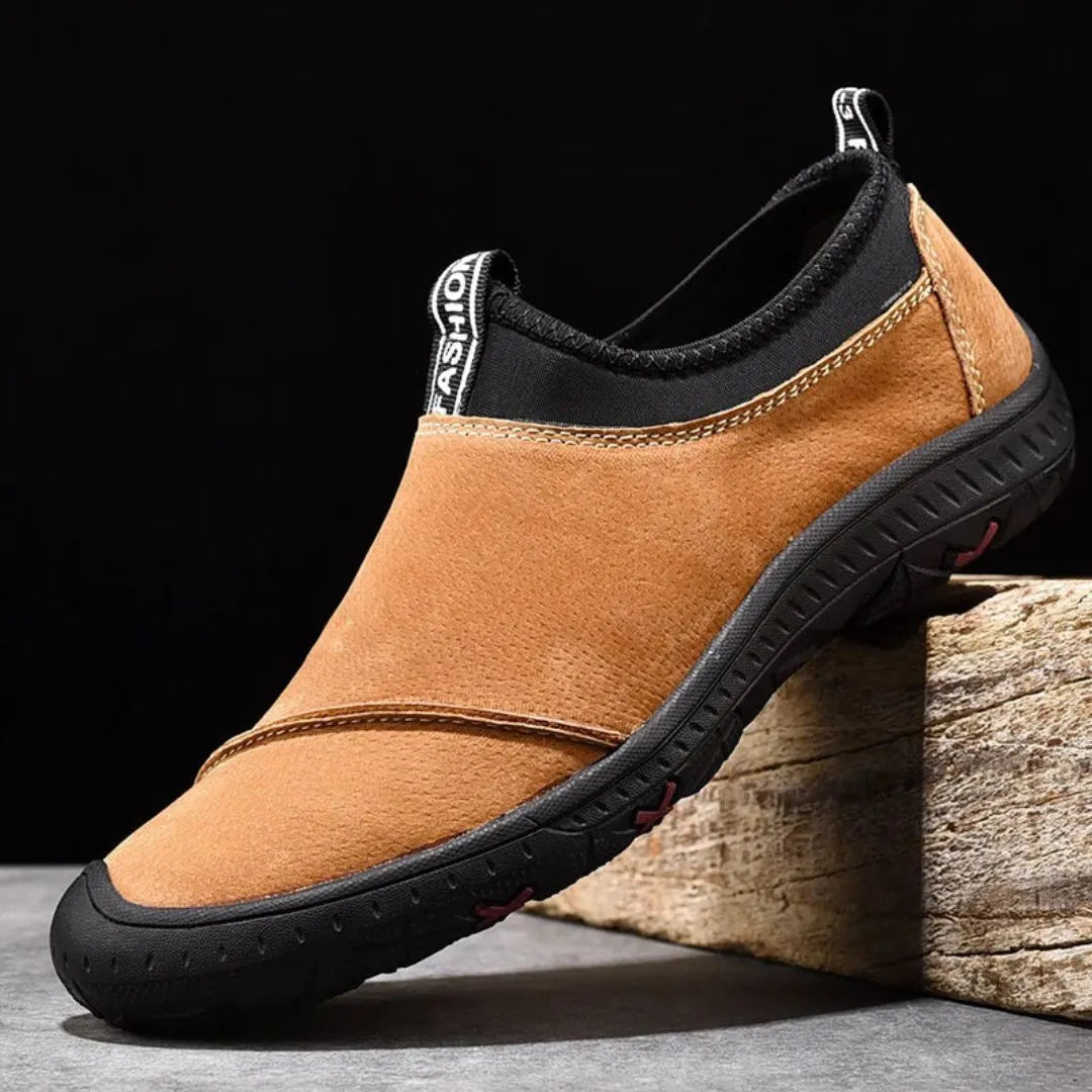 Mocassins Urbains Kade Pour Homme À Enfiler En Suède Premium Doublure Respirante Confort Quotidien Antidérapants