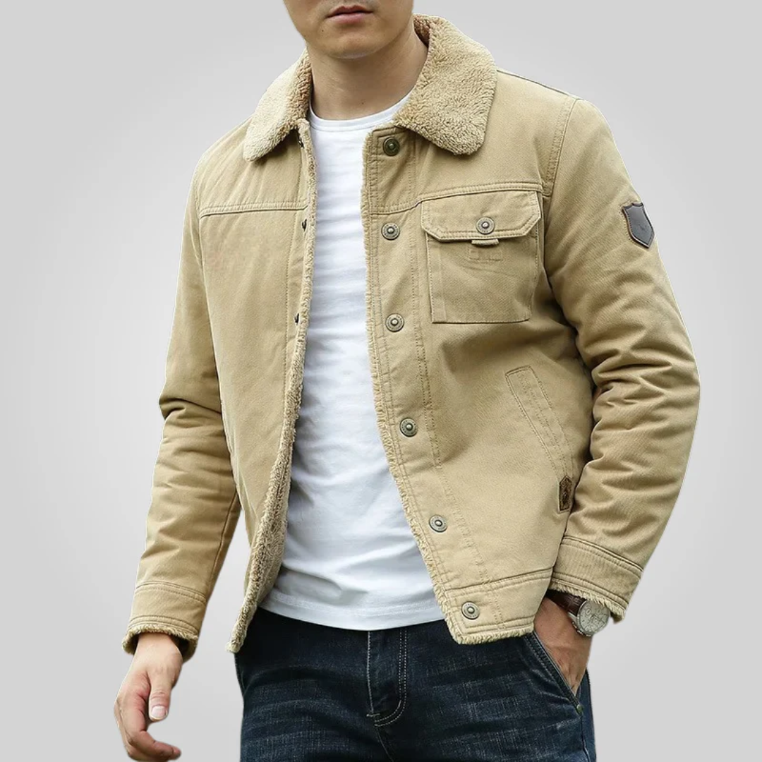 Veste William Style Chaude Avec Doublure Polaire Respirante Pour Le Quotidien Polyvalente Et Facile À Porter