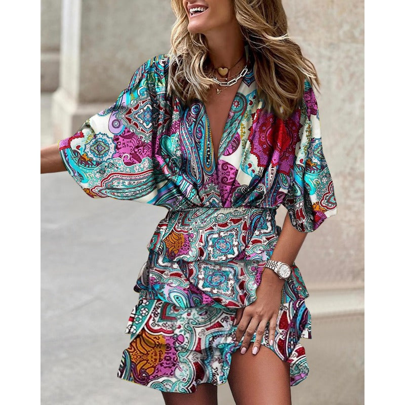 Marzia Sommer-Midikleid im stylischen Design