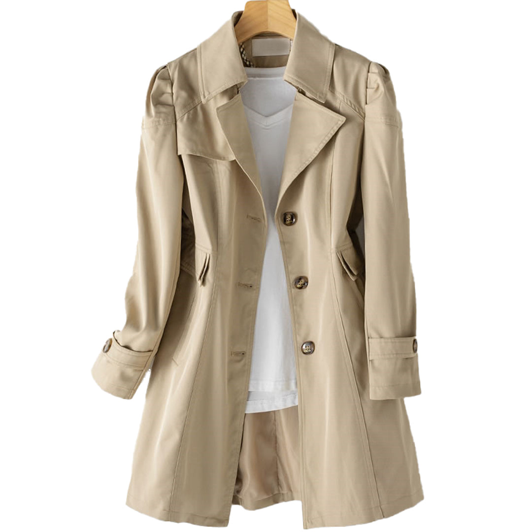 Claire Manteau Trench Classique À Double Boutonnage Pour Femme Amawinc De Haute Qualité