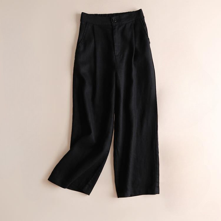 Pantalon Large En Lin Pour Femme Amore Par Valentina Rossi Élégance Et Confort Quotidien
