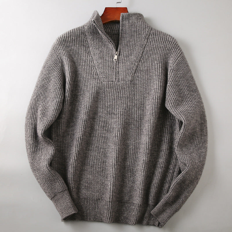 Pull Tricoté Élégance Tricotée Par Alessandro Veneti Confort Chaud Idéal Pour L Hiver
