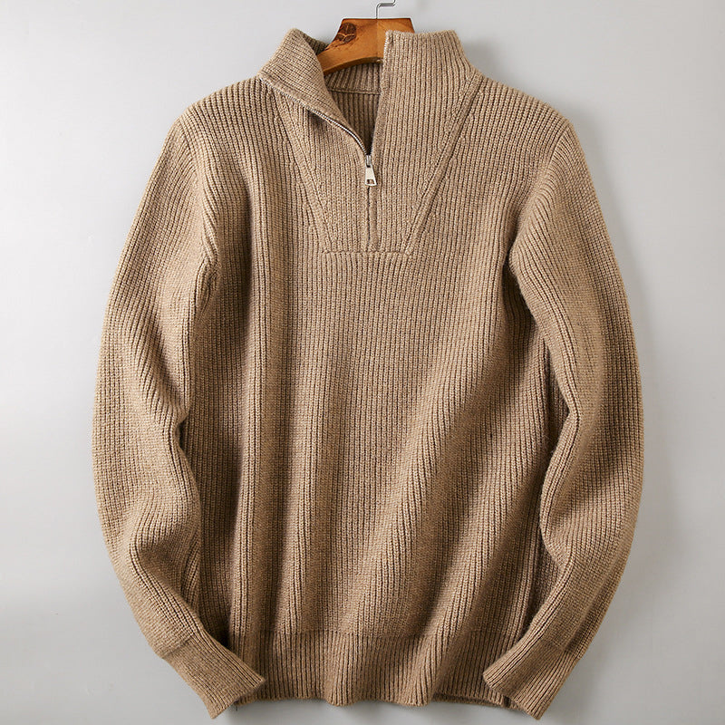 Pull Tricoté Élégance Tricotée Par Alessandro Veneti Confort Chaud Idéal Pour L Hiver