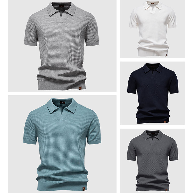 Polo L Eleganza Di Milano Par Lorenzo Vitali Tissu Respirant Pour Un Style Décontracté Et Élégant