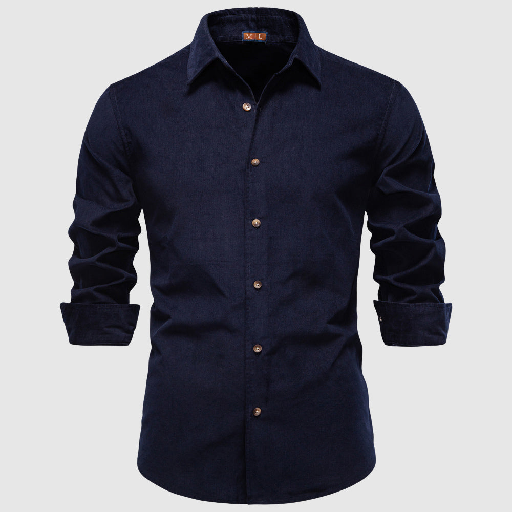 Chemise L'Essenza Della Terra Par Alessandro Veneti En Coton Mélangé Confort Durable Et Moderne