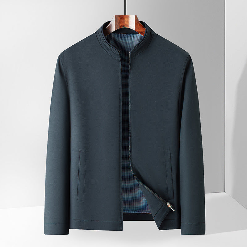 Veste Héritage Moderne Marco Bianchi Avec Col Haut Et Fermeture Éclair Pour Élégance Et Confort