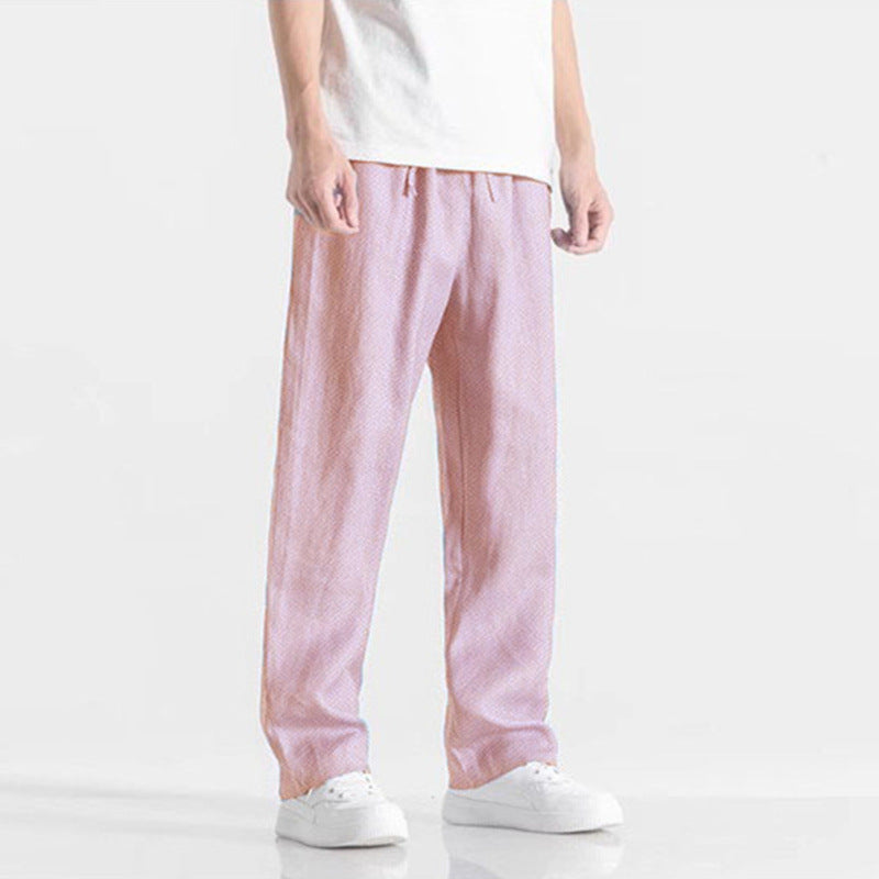 Pantalon Leggerezza Ample Par Alessandro Veneti En Coton Ultraléger Respirant Silhouette Jambes Larges