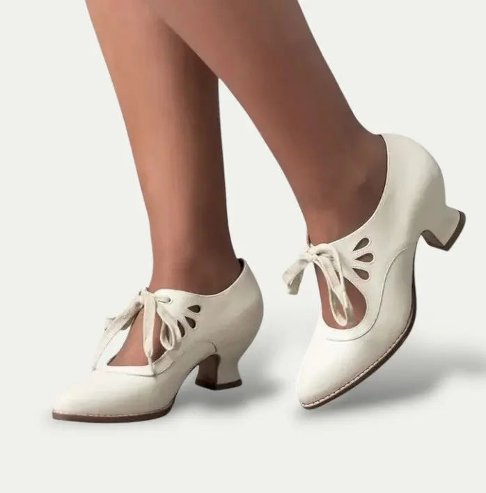 Talons Mary Jane À Lacets Pour Femmes Élégants Et Confortables Pour Une Journée Entière
