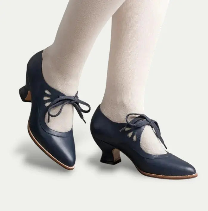 Talons Mary Jane À Lacets Pour Femmes Élégants Et Confortables Pour Une Journée Entière