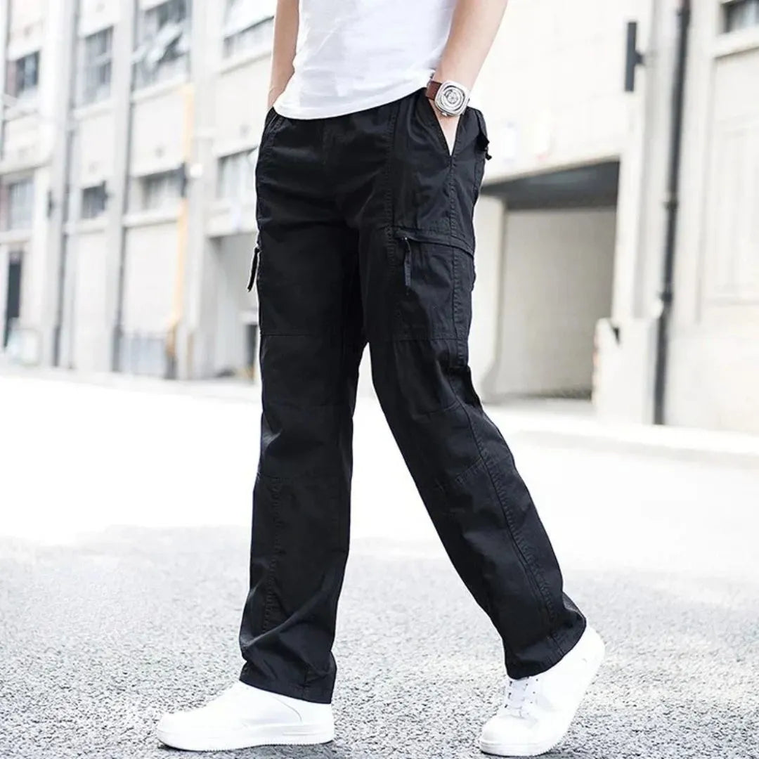 Pantalon Cargo Landon Amawinc Coton Biologique Stretch Quatre Directions Décontracté Pour Aventures Extérieures