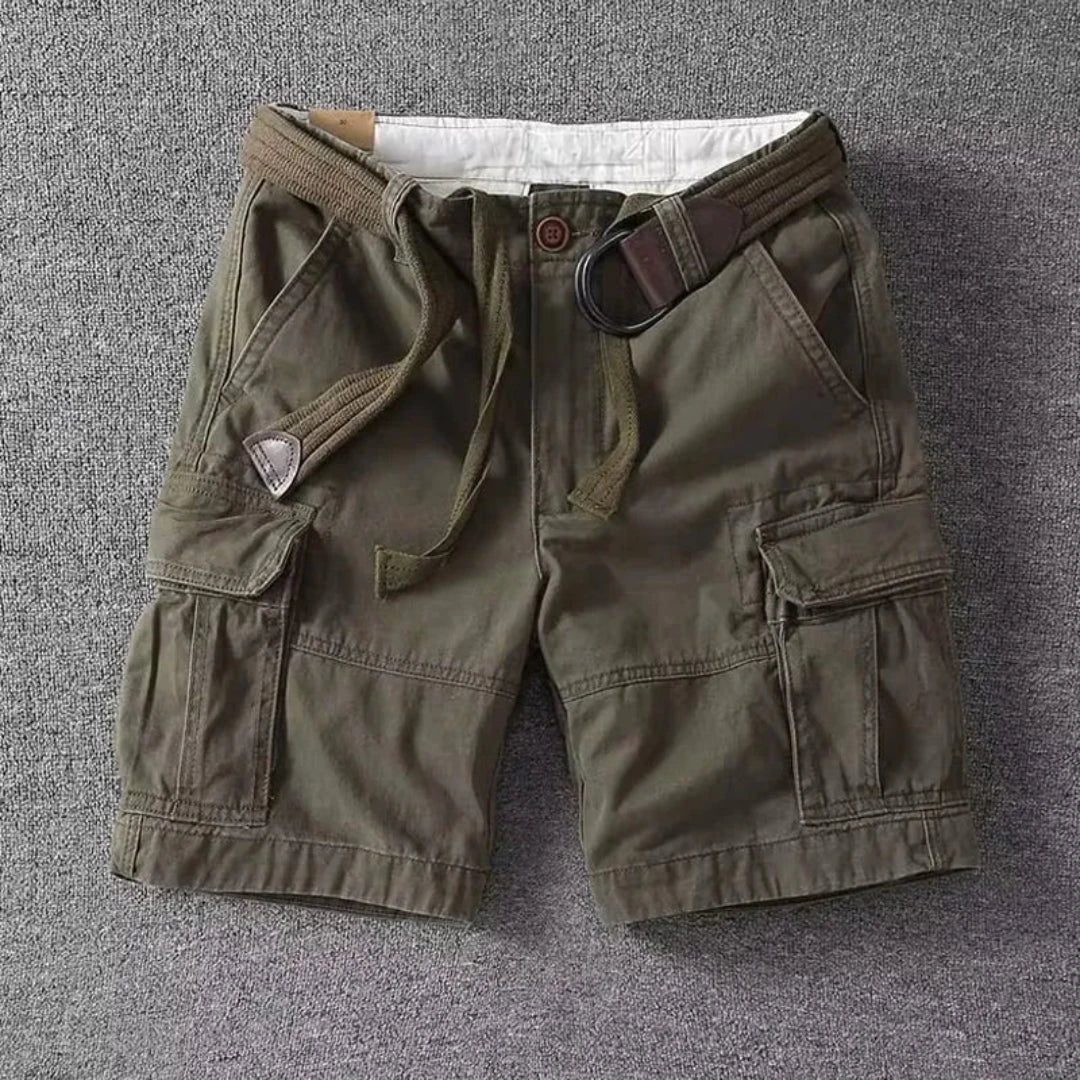 Shorts Cargo Liam Waylynn Avec Ceinture Poches Multiples Pour Aventure En Plein Air Et Confort Coton Respirant