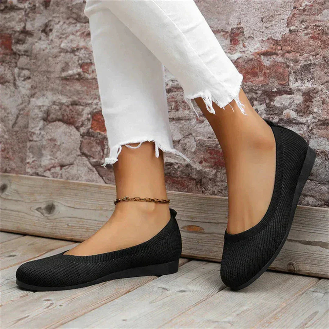 Ballerines Orthopédiques En Maille Lila Pour Femme Confort Quotidien Et Soutien Optimal