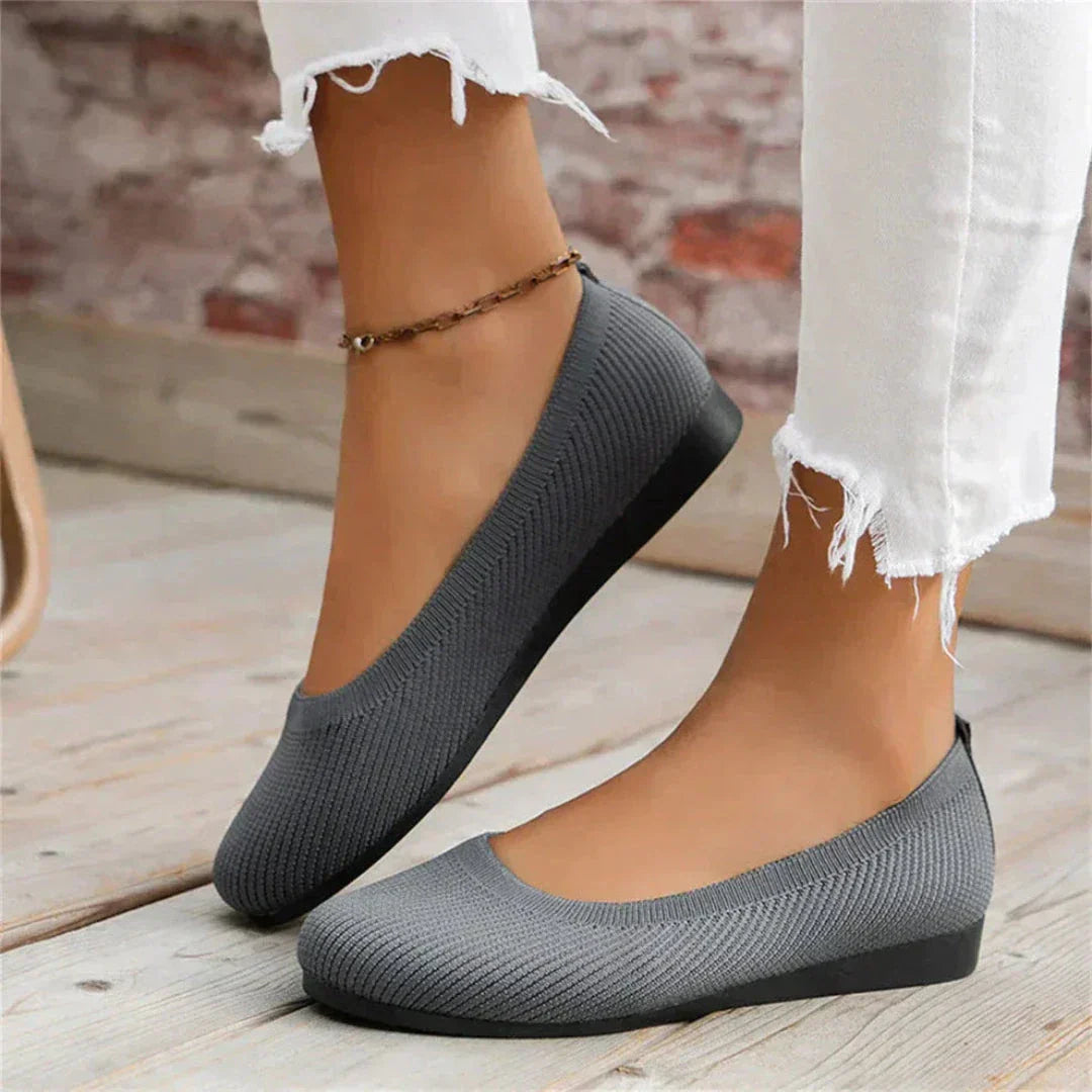 Ballerines Orthopédiques En Maille Lila Pour Femme Confort Quotidien Et Soutien Optimal