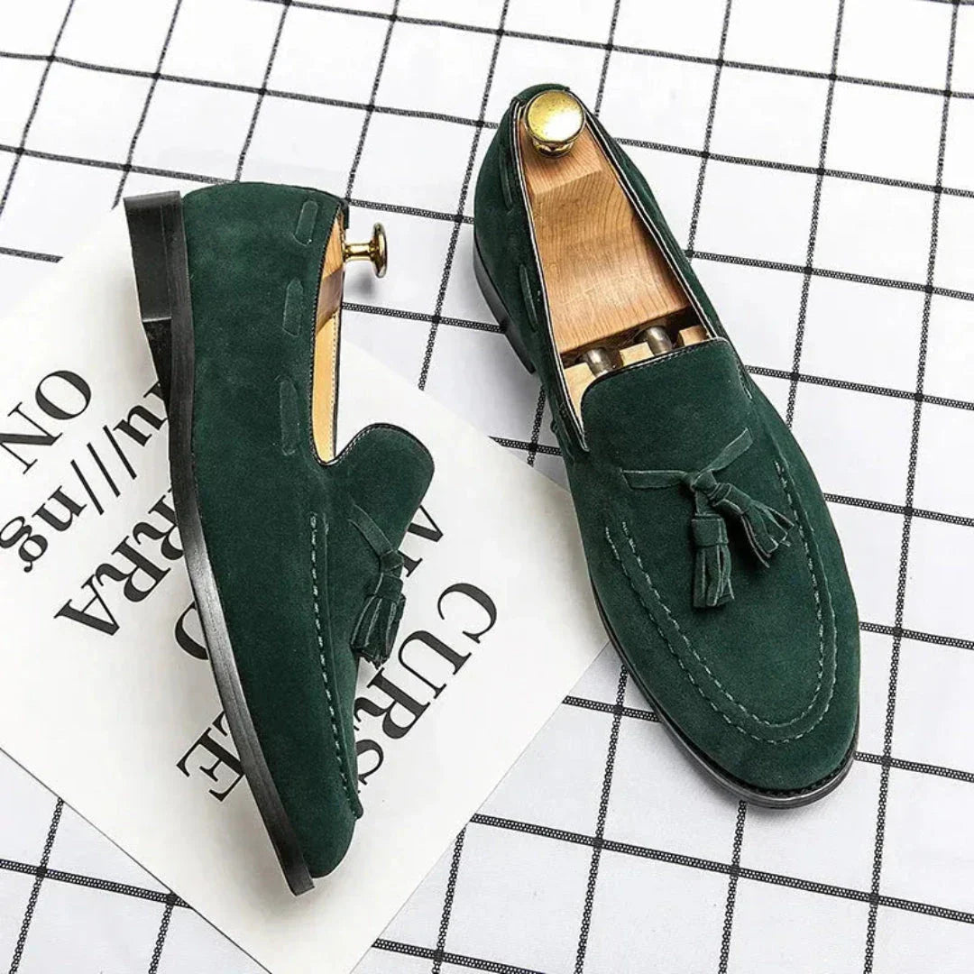 Lim Mocassins En Daim À Glands Sans Lacets Pour Hommes Chaussures Habillées Confortables Et Polyvalentes