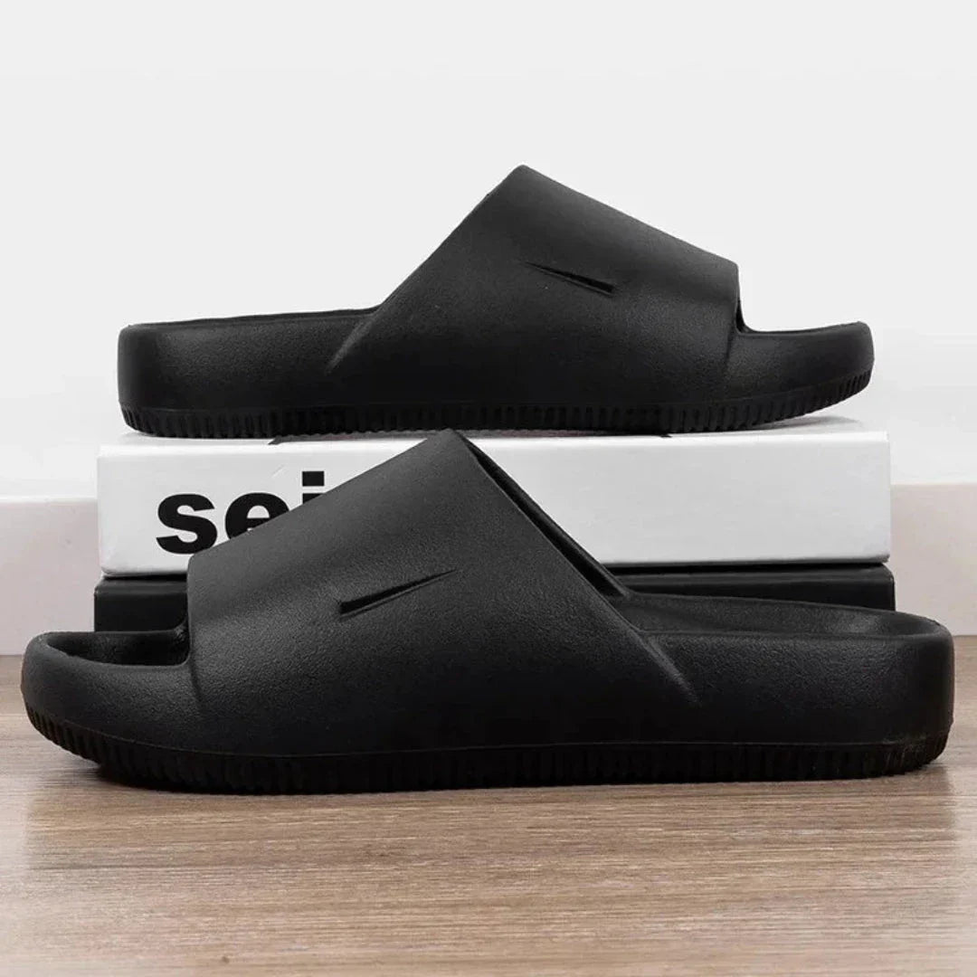 Amawinc Sandales Slides Cloud Comfort Unisexe Légères en EVA Semelle Antidérapante Pour Intérieur et Extérieur
