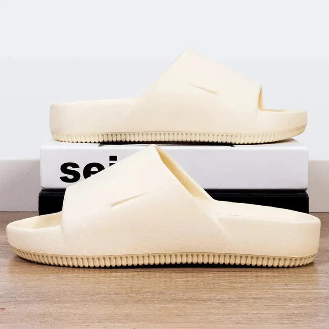 Amawinc Sandales Slides Cloud Comfort Unisexe Légères en EVA Semelle Antidérapante Pour Intérieur et Extérieur
