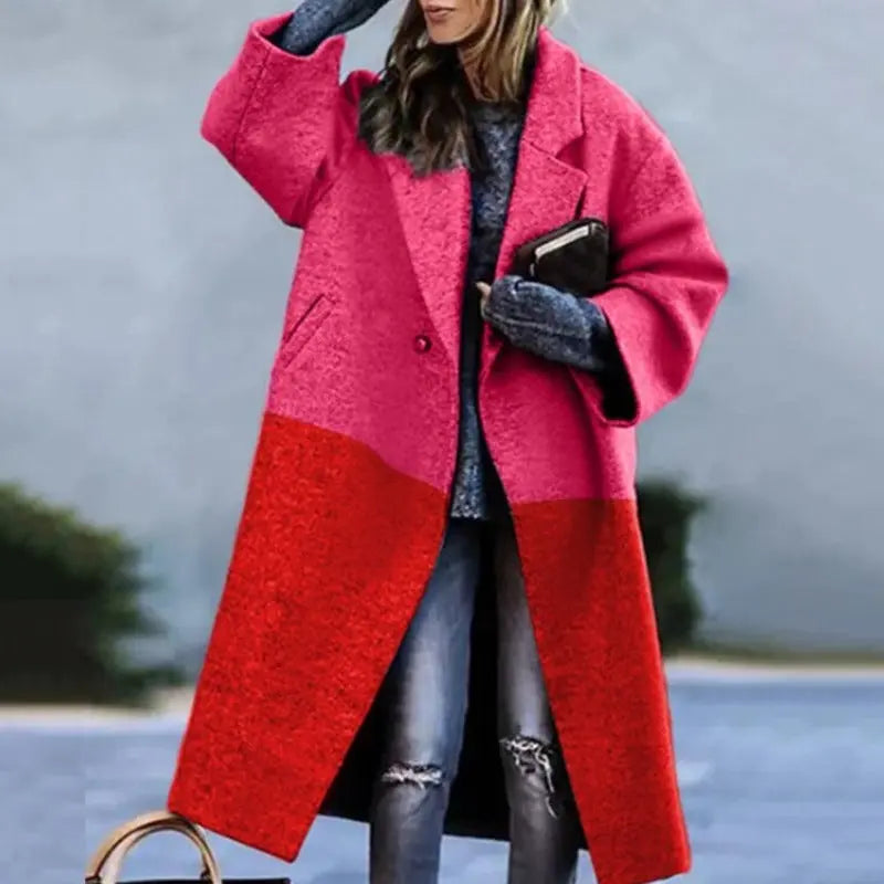 Manteau Trench Long Pour Femme Style Moderne Confortable Et Chaud Pour Hiver Élégant