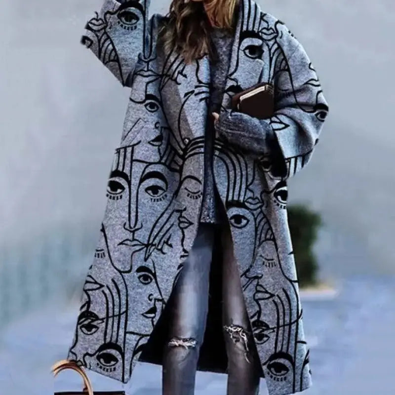 Manteau Trench Long Pour Femme Style Moderne Confortable Et Chaud Pour Hiver Élégant
