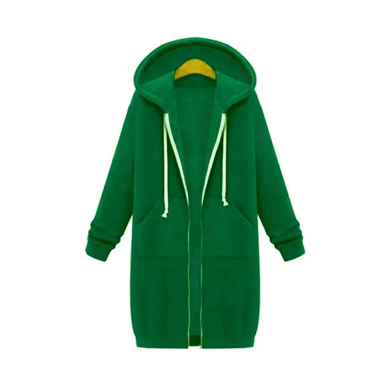 Sweat À Capuche Longline Zippé Pour Femme Confort Et Style Polyvalent Pour Toutes Saisons