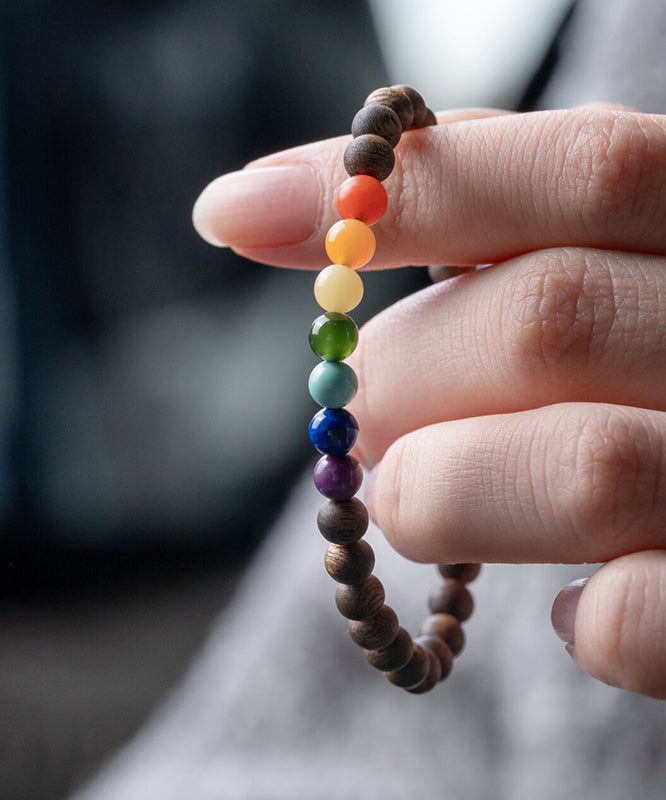 Bracelet Xiaomi en perles arc-en-ciel faites à la main - Amawinc