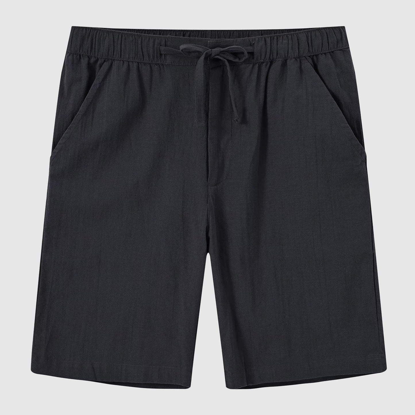 Lorenzo Vitali Cabana Shorts En Lin Et Coton Uni Pour Été Confort Frais Et Style Décontracté